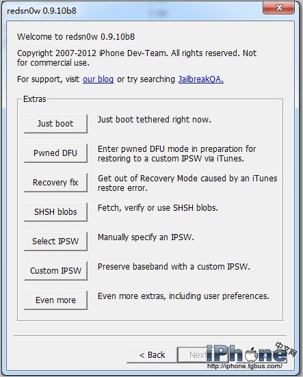 sam解锁教程?iphone4完美降级?红雪不完美越狱引导?红雪Redsn0w备份SAM解锁激活信息教程