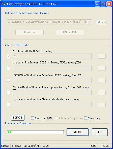 u盘装系统提示文件损坏?u盘安装 windows xp?使用WinSetupFromUSB来U盘安装windowsXP(