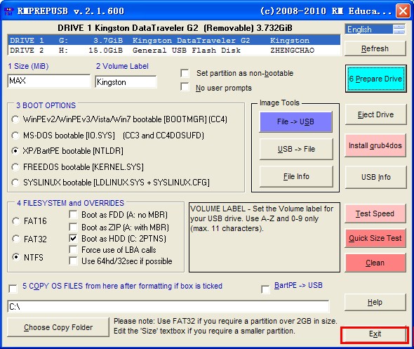 u盘装系统提示文件损坏?u盘安装 windows xp?使用WinSetupFromUSB来U盘安装windowsXP(