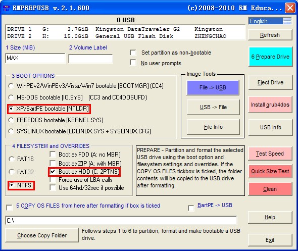 u盘装系统提示文件损坏?u盘安装 windows xp?使用WinSetupFromUSB来U盘安装windowsXP(