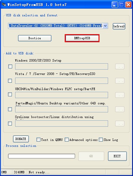 u盘装系统提示文件损坏?u盘安装 windows xp?使用WinSetupFromUSB来U盘安装windowsXP(