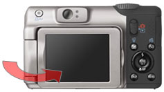 佳能A650 IS旋转屏问题