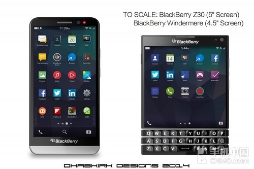 翻身之作还是苟延残喘 黑莓Q30概念机 