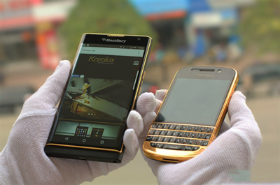 黑莓Priv土豪金定制版