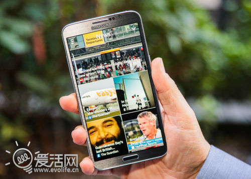 Galaxy Round曲面屏手机上手试玩：集人体工学之大成