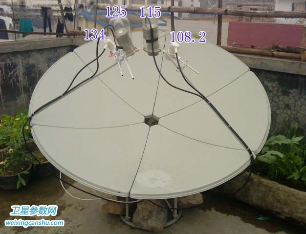 一锅多星安装_自制天线接收wifi_自制30公里wifi中继器