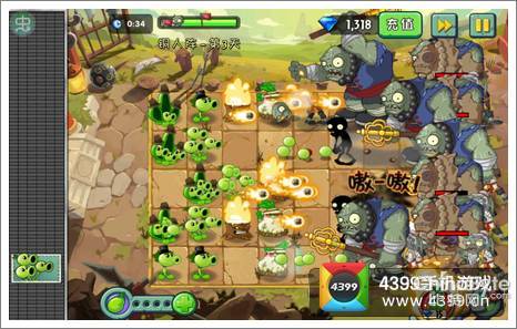 植物大战僵尸ol滚攻击_植物大战僵尸2_的植物大战僵尸2功夫世界全攻略