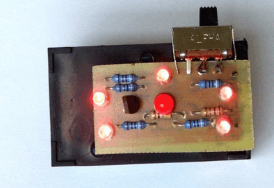 DIY小自行车灯制作的电路图和制作详细说明