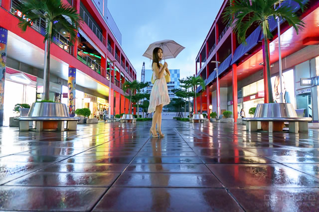 夜间微光环境人像拍摄（使用 Sony NEX-5T 微单）
