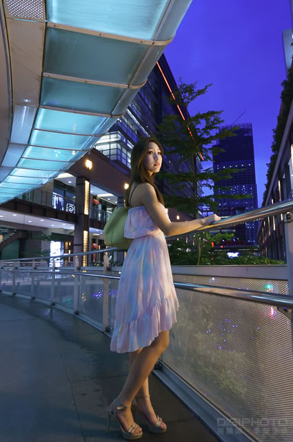 夜间微光环境人像拍摄（使用 Sony NEX-5T 微单）