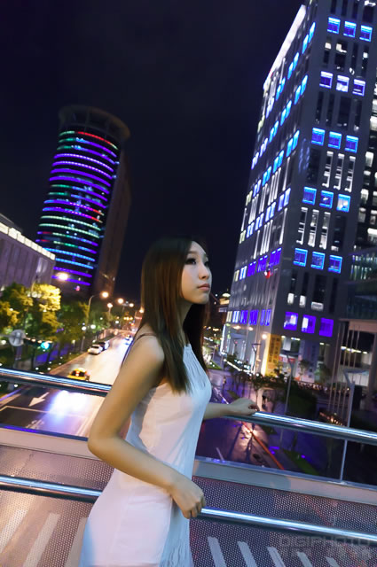 夜间微光环境人像拍摄（使用 Sony NEX-5T 微单）