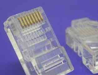 【网线水晶头接法图解】也就是所谓的水晶头若干