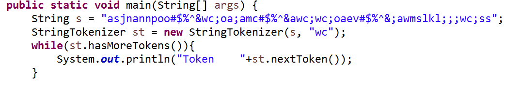 stringtokenizer_split函数正则式_stringtokenizer用法