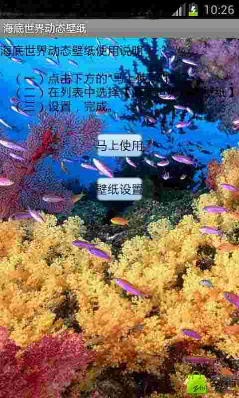 海底世界动态壁纸-Android安卓市场,电子市场