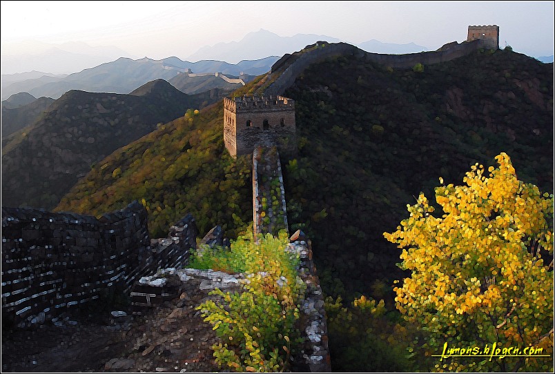 金山岭长城秋色1_海底世界游记_杭州市游记_