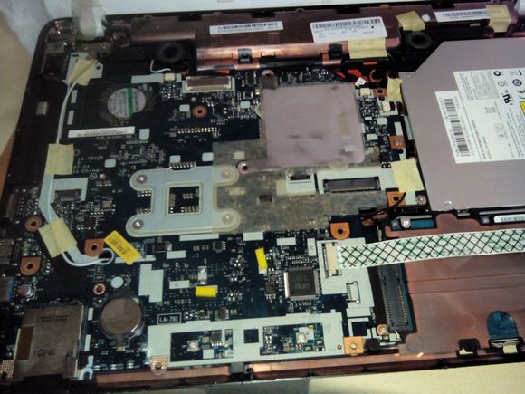 gateway 拆机_gateway z06拆机清灰_gatewayms2317拆机图解