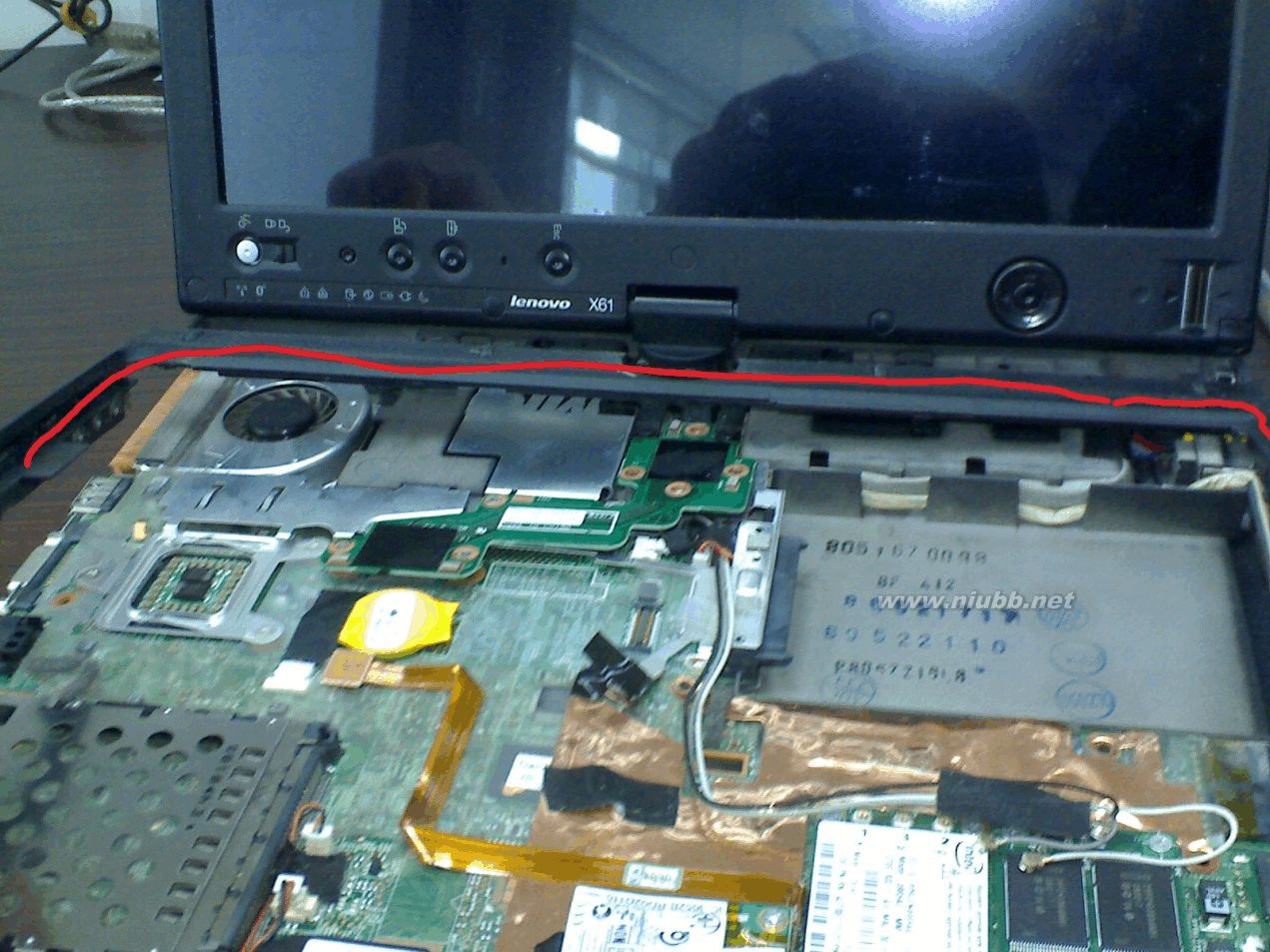 x61拆机 X61T拆解超频攻略