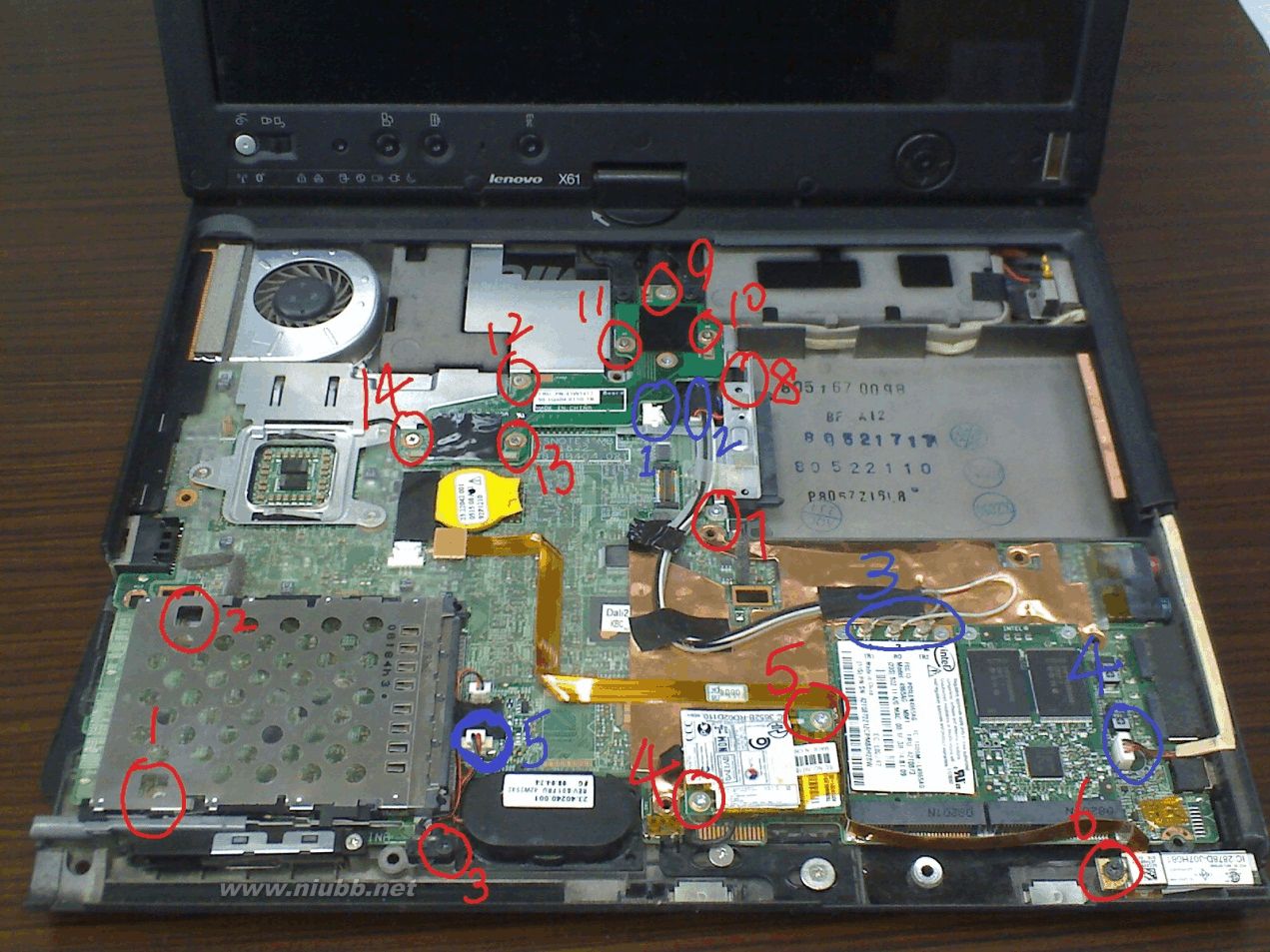 x61拆机 X61T拆解超频攻略