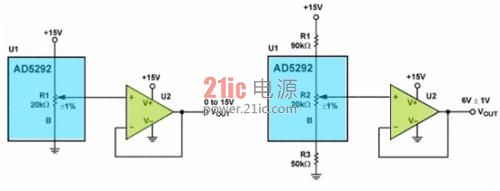 数字电位器电压设置