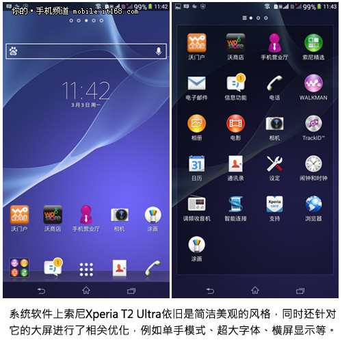 6寸大屏+双卡 索尼Xperia T2 Ultra评测