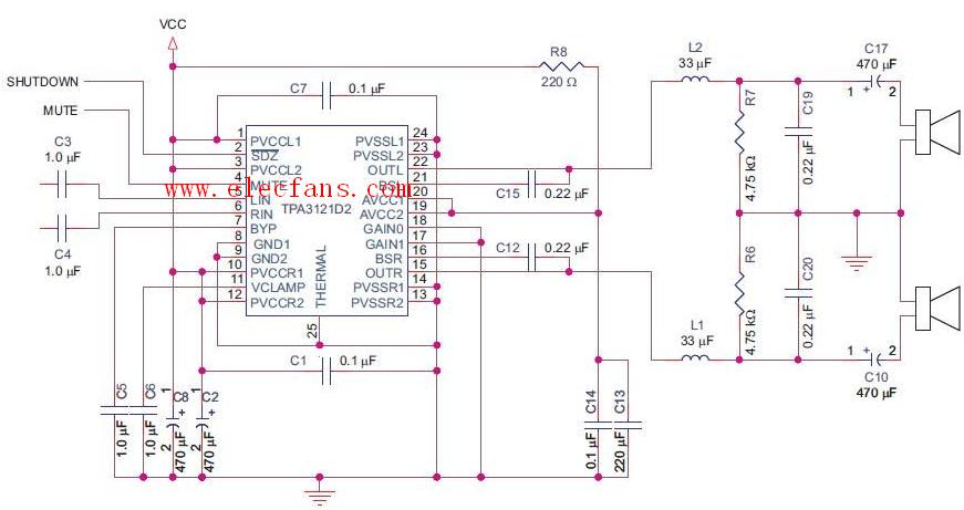 d类放大器引出线_d类放大器_d类功放