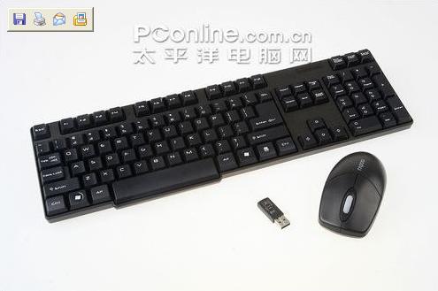 有线键鼠要灭亡了?99元雷柏1800无线键鼠套装首测