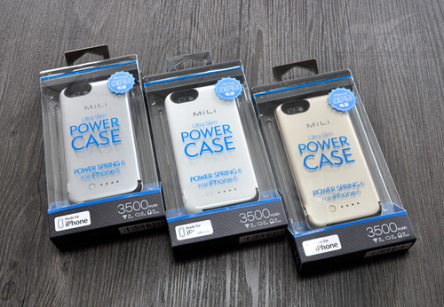 充电保护二合一 MiLi iPhone6背夹电池