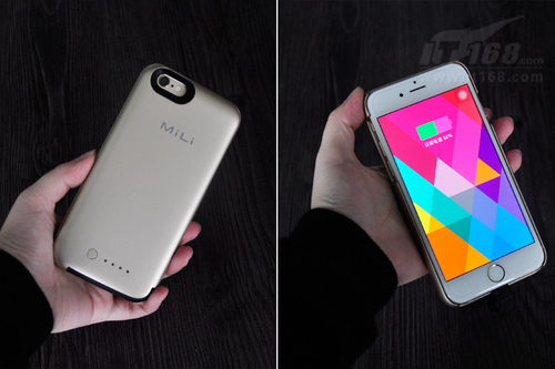 充电保护二合一 MiLi iPhone6背夹电池