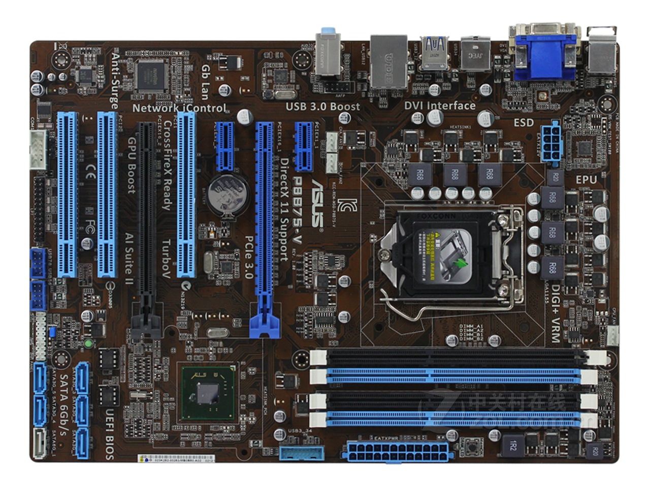 华硕p8b75 v接线图_华硕p8b75 v机箱接线图_p8b75-v