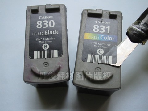 佳能845墨盒加墨图解_墨盒加墨_墨盒加墨后显示无墨