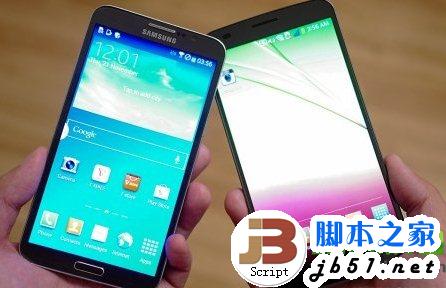 曲面屏幕手机三星galaxy round和LG g flex对比评测视频7