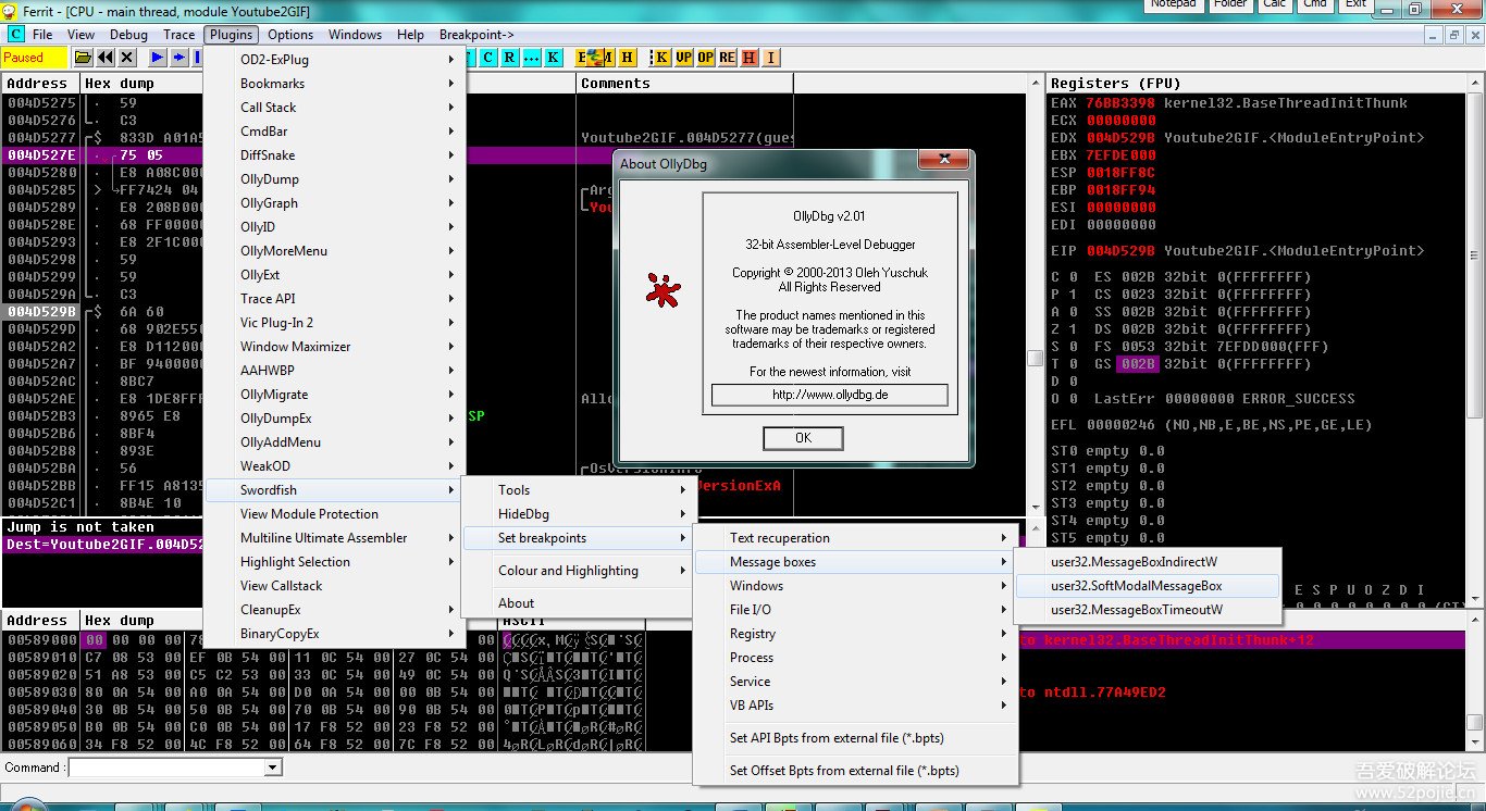 ollydbg入门教程_ollydbg破解注册码_ollydbg