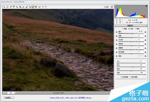 Adobe Camera Raw处理RAW文件的方法