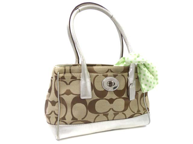 coach signature canvas x, coach leather hamptons ...