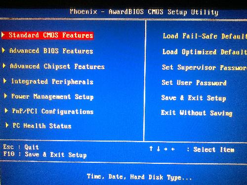 phoenix awardbios cmos设置_phoenix主板 没有usb_开机phoenix-awardbios