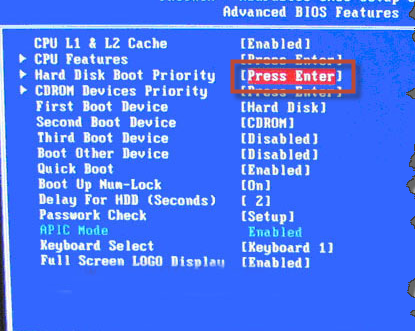 boot option_reboot and select_reboot and select proper boot device