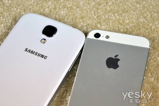 三星S4对比iphone 5