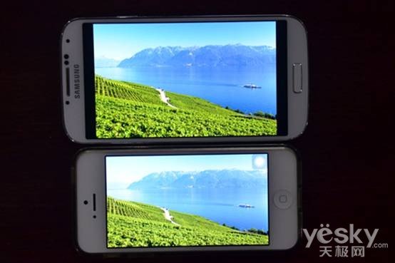 三星S4对比iphone 5