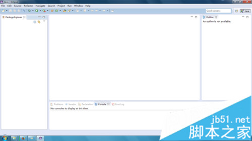 安装好的eclipse界面