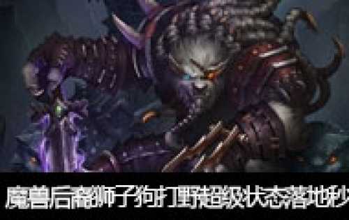 魔兽世界花纹_魔兽狮子狗_狮子狗落地秒人连招s7
