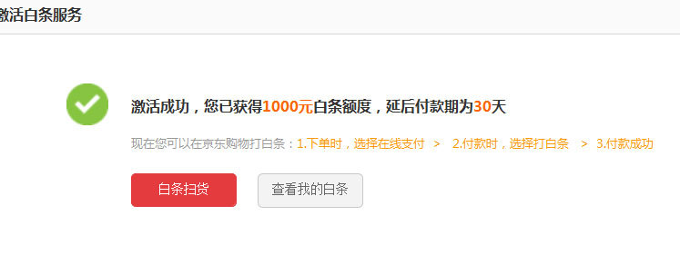 京东白条申请_京东白条老是激活不了_京东白条申请必选任务