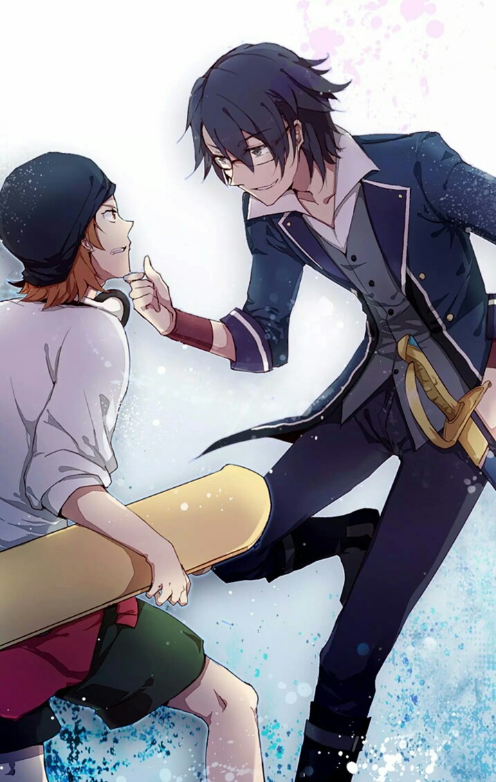 雨之神助_夜刀神狗朗 小黑 黑白