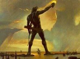 雨之神助_神像巨大的身躯横在地上