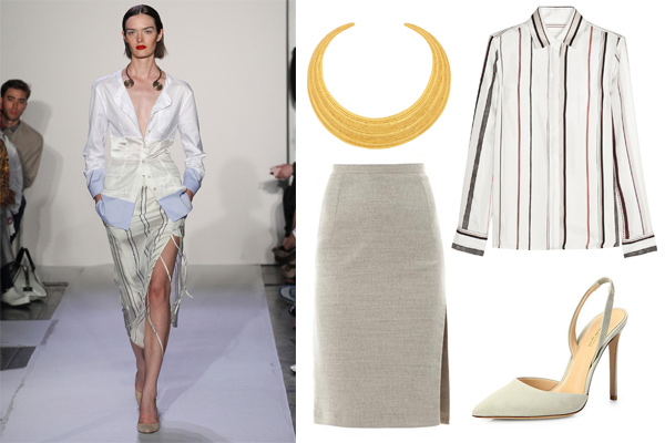 四件单品 打造简约清爽夏日风