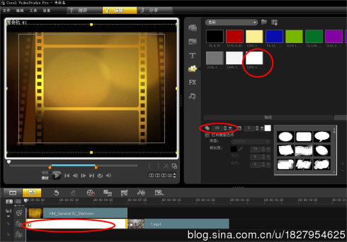 会声会影X2-覆叠轨素材逐渐放大缩小的方法_