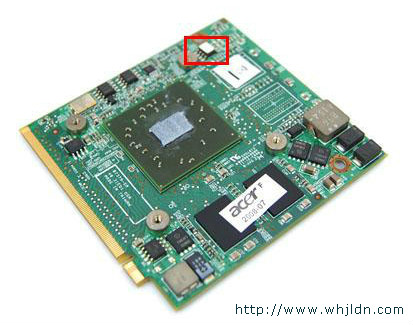 红框内为显卡BIOS芯片