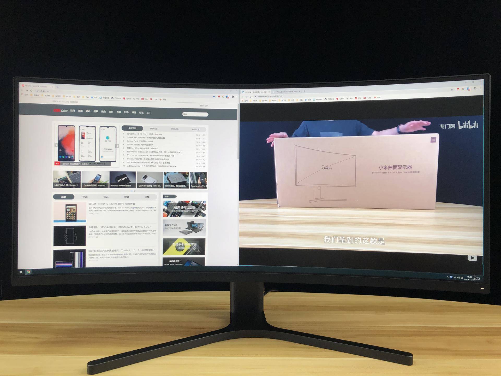 小米34英寸曲面带鱼屏显示器测评 不够 只能尝鲜