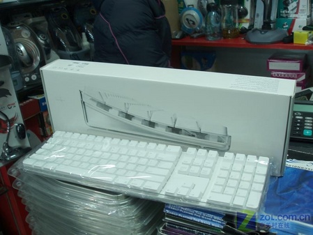 带质保 罕见盒装纯白色苹果键盘到货 