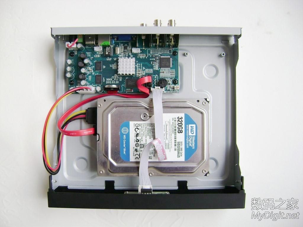 4路网络硬盘录像机安装