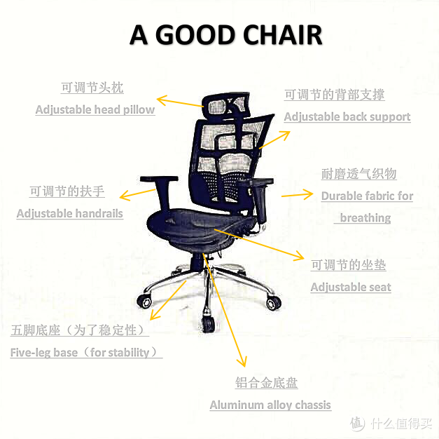 关于人体工学椅的科普贴—完美避开所有坑
